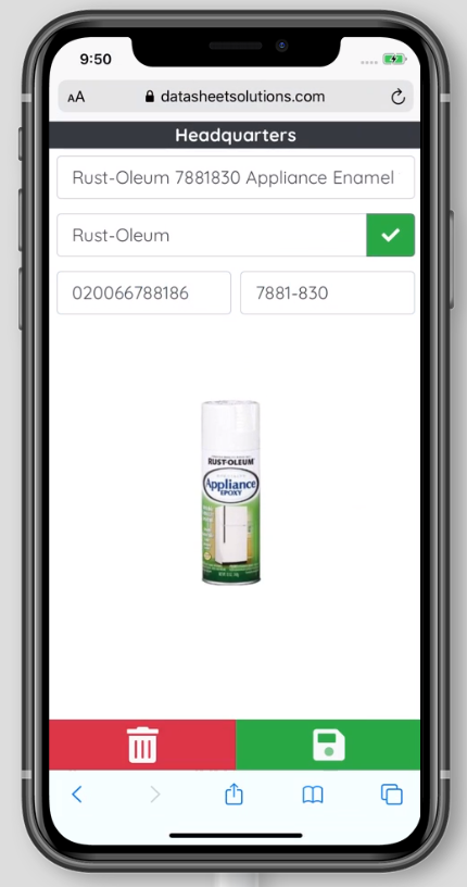 Chemical Inventory Form